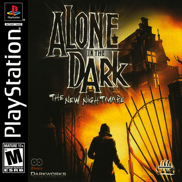 Alone In The Dark The New Nightmare box art for Playstation
